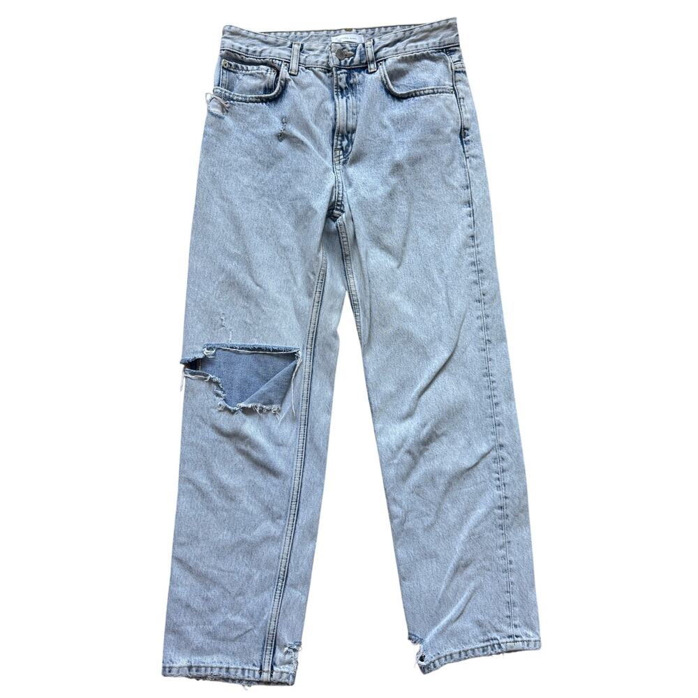 Anine Bing Denim High Waisted Mom Jeans
